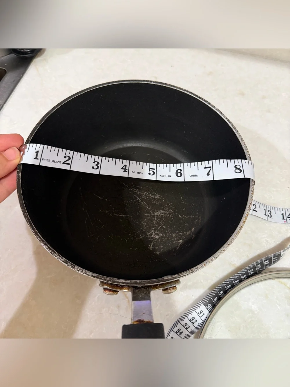 Bialetti Black Saucepan with Glass Lid and Soft-Grip Handle